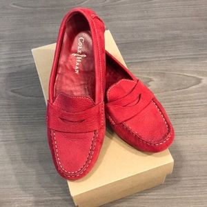 Cole Haan red loafers
